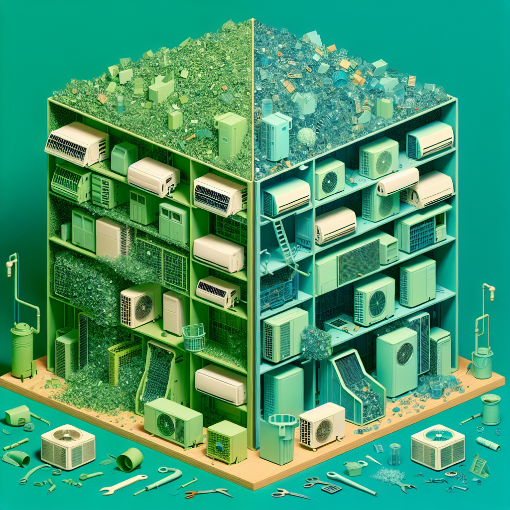 Ar-condicionado split ou janela: diferenças na reciclagem