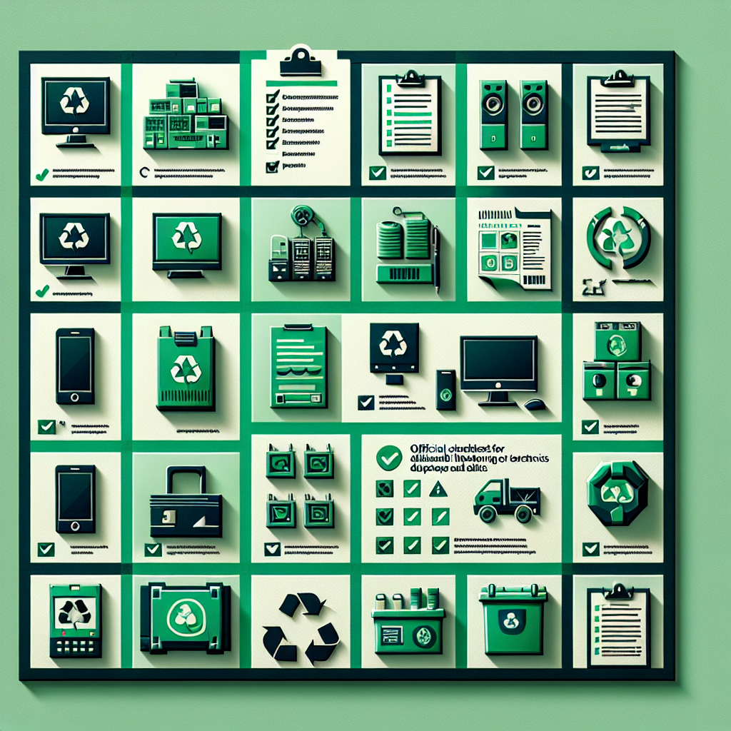 Checklist oficial para descarte de eletrônicos em auditorias ISO 14001