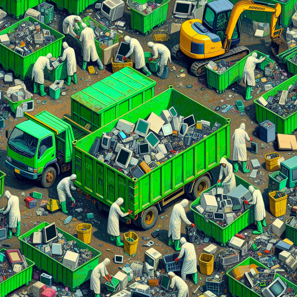 Coleta de lixo eletrônico no ABC Paulista