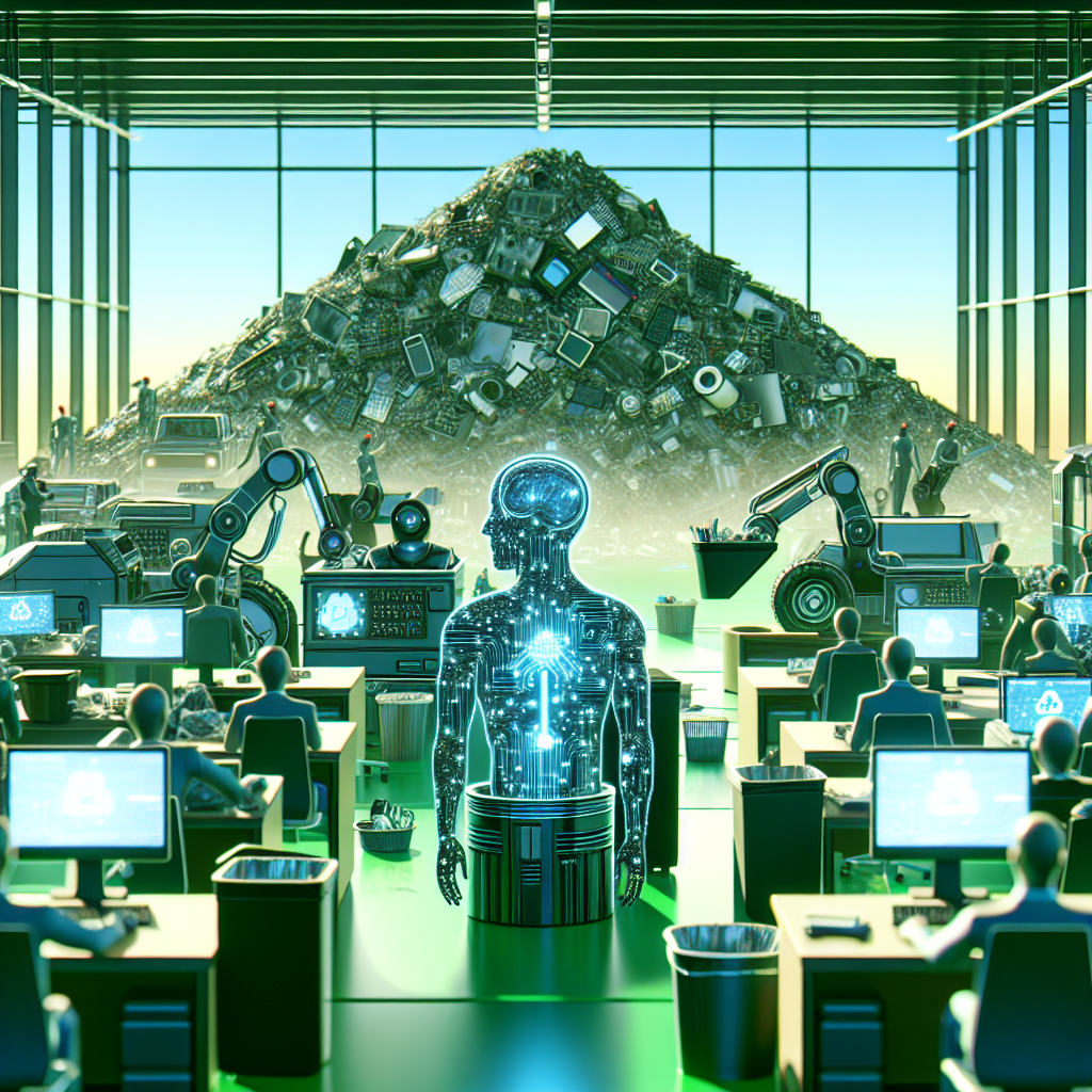 Como a IA está transformando o gerenciamento de resíduos eletrônicos corporativos