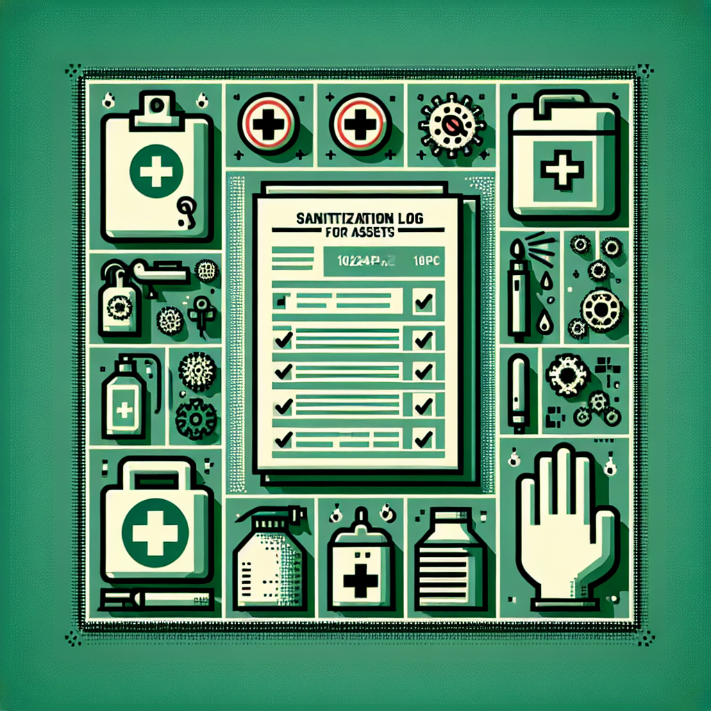 Como fica o log de sanitização por ativo (nº de série, técnica, laudo)?