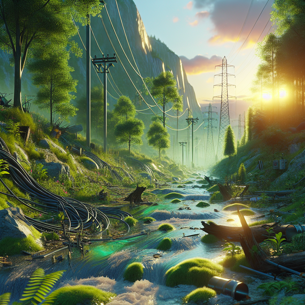 Como o descarte inadequado de cabos polui o solo e os lençóis freáticos