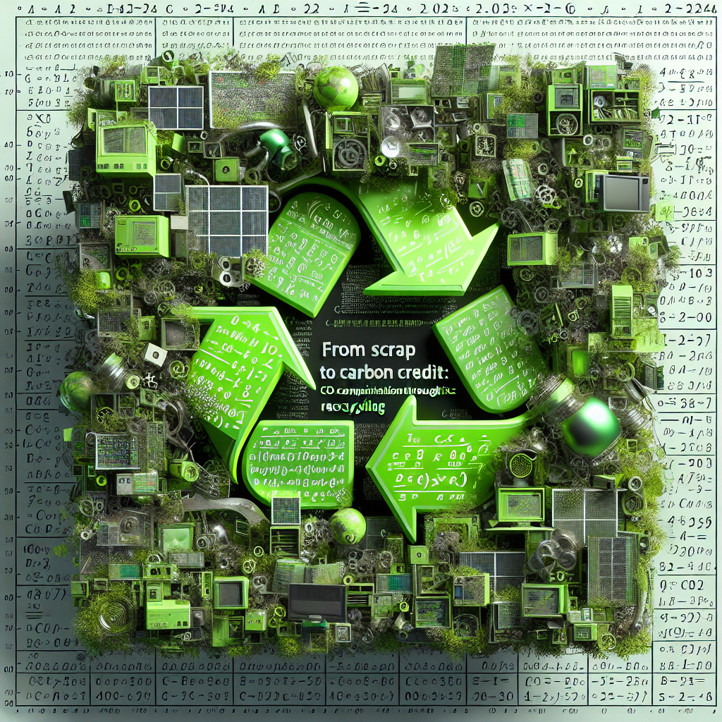 Da Sucata ao Crédito de Carbono: A matemática por trás da compensação de CO² na reciclagem de eletrônicos