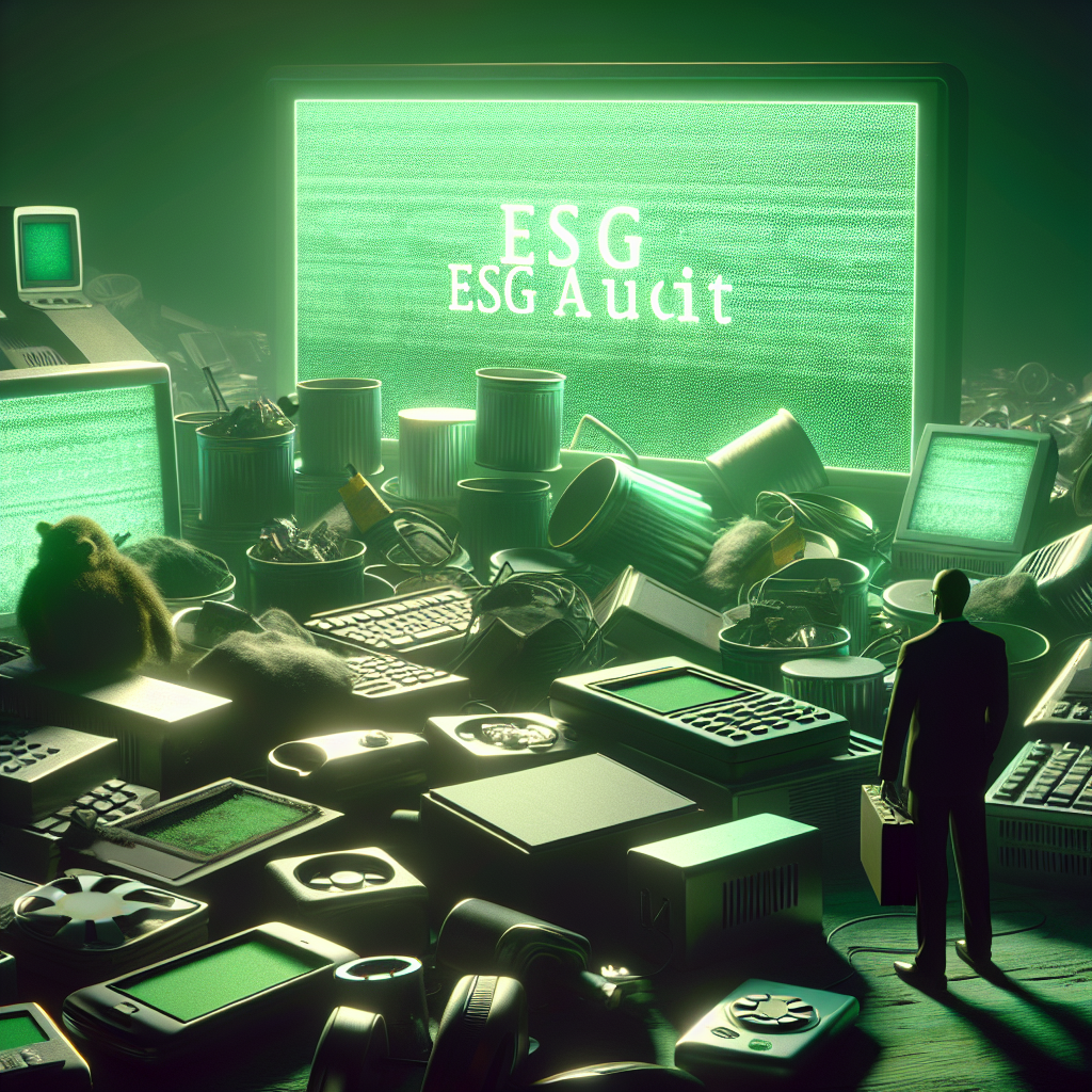 descarte de eletrônicos com relatório para auditoria ESG
