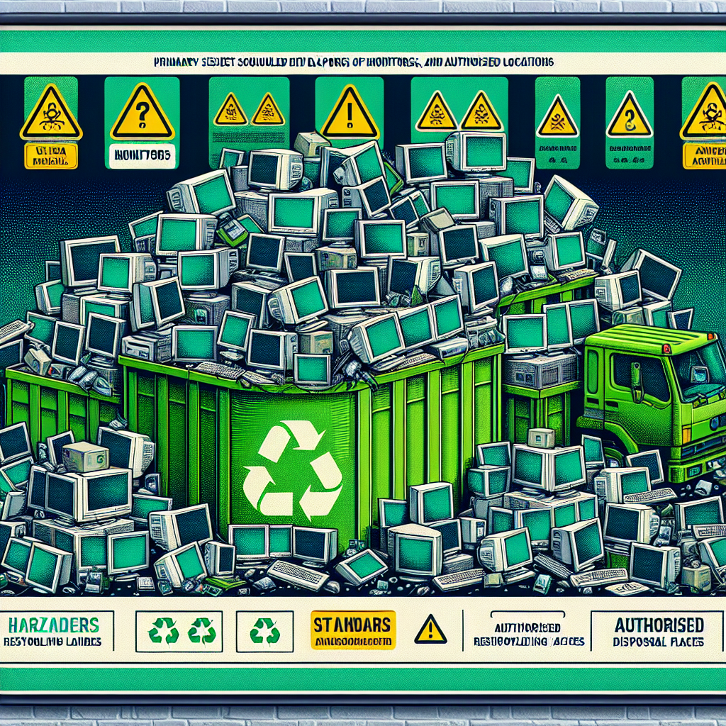 Descarte de monitores: riscos, normas e locais autorizados