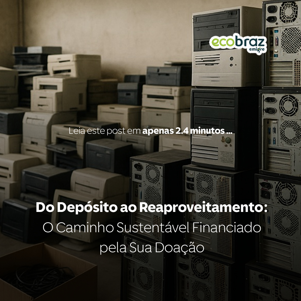 Do Depósito ao Reaproveitamento: O Caminho Sustentável Financiado pela Sua Doação