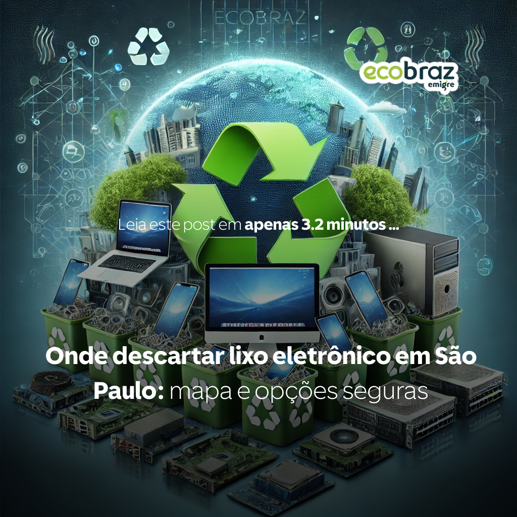 Onde descartar lixo eletrônico em São Paulo: mapa e opções seguras