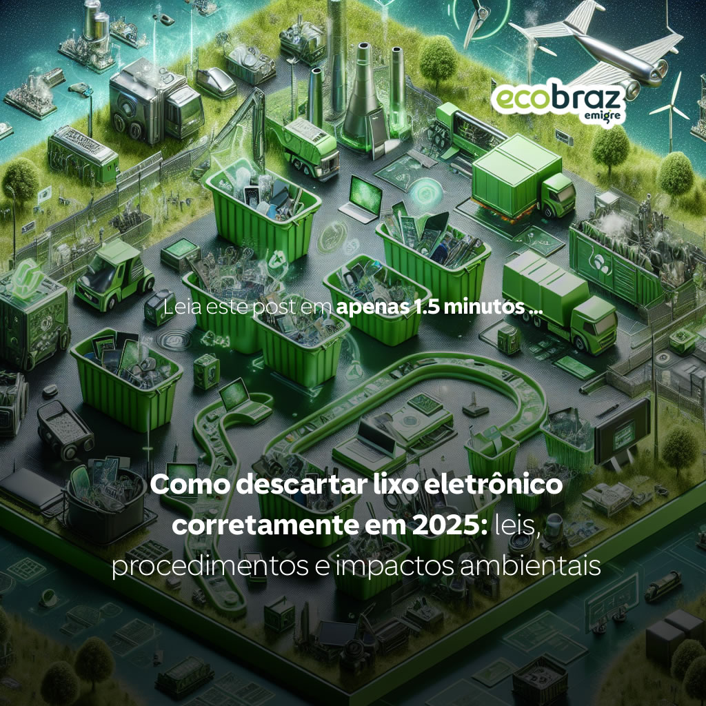 Como descartar lixo eletrônico corretamente em 2025: leis, procedimentos e impactos ambientais