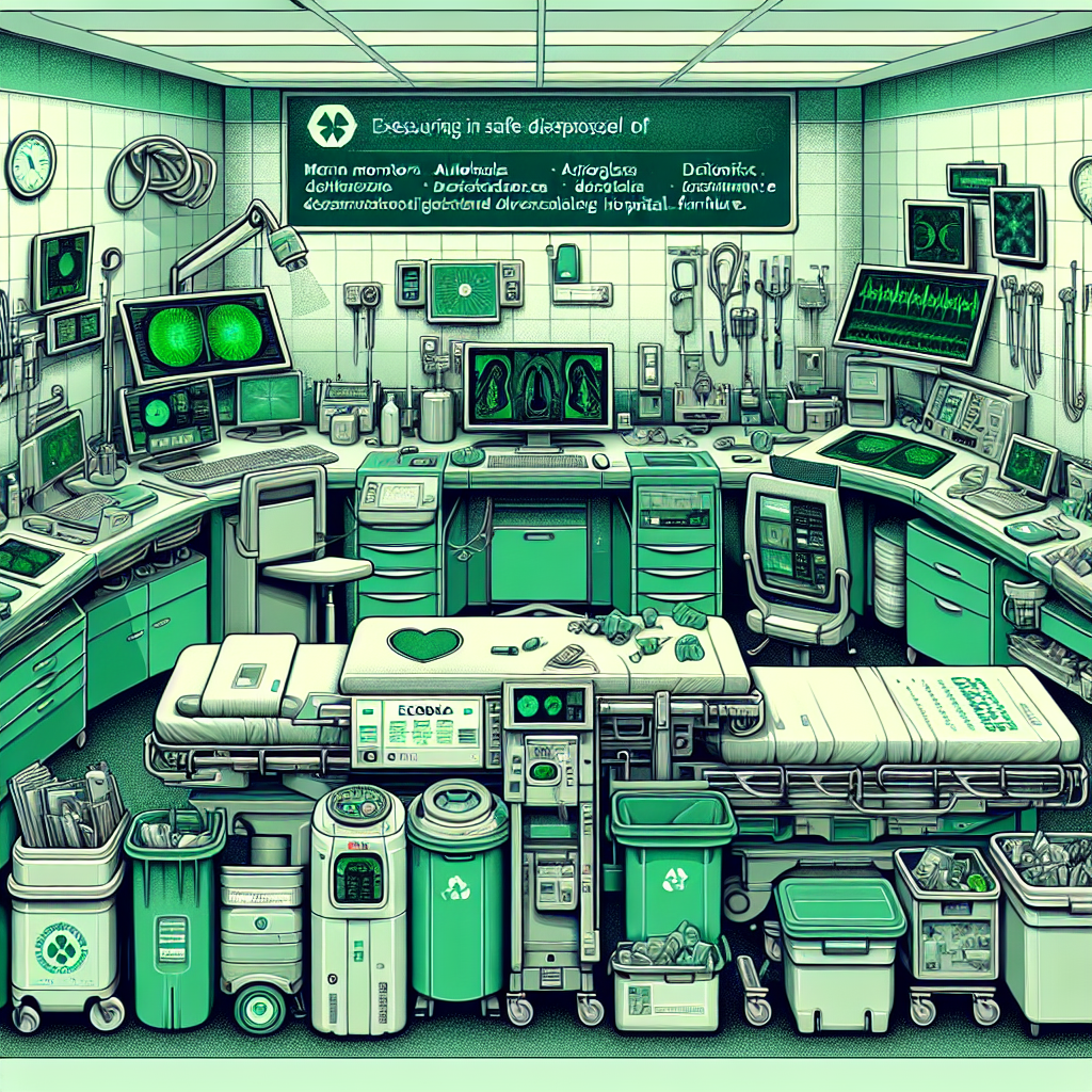 Ecobraz garante o descarte seguro de monitores, autoclaves, aparelhos de diagnóstico e mobiliário hospitalar