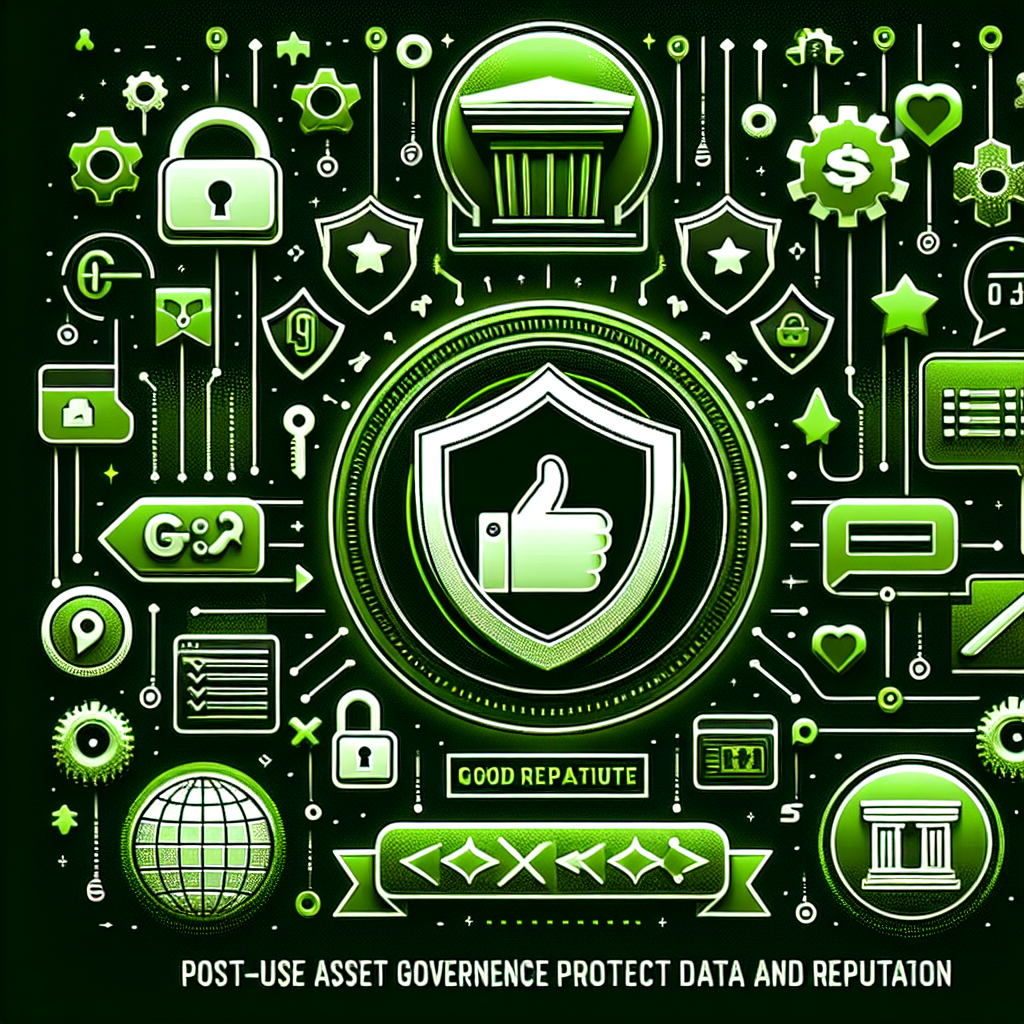 Governança de ativos pós-uso: controles mínimos para proteger dados e reputação