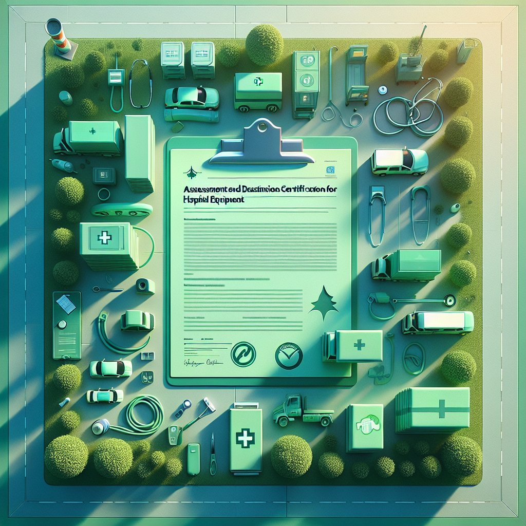 Laudo e Certificado de Destinação para Equipamentos Hospitalares