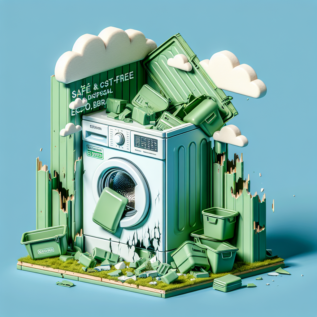 Máquina de lavar quebrada? Saiba como descartar com segurança e sem custo com a Ecobraz
