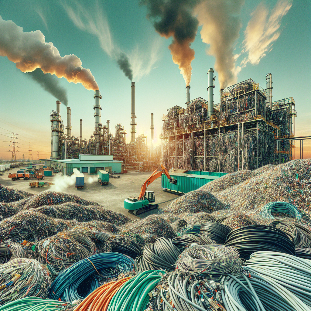 O papel da reciclagem de cabos e fios na redução das emissões industriais