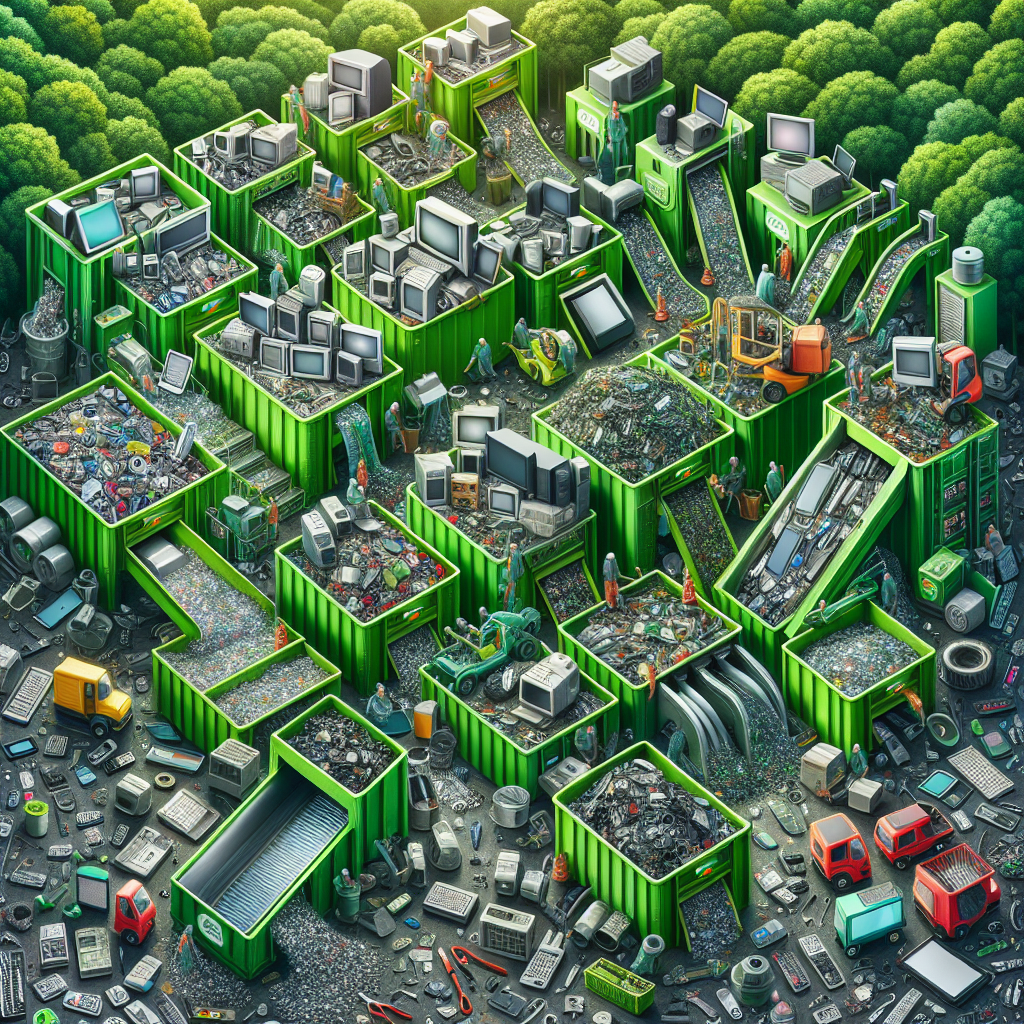 O que acontece com os eletrônicos depois da coleta?