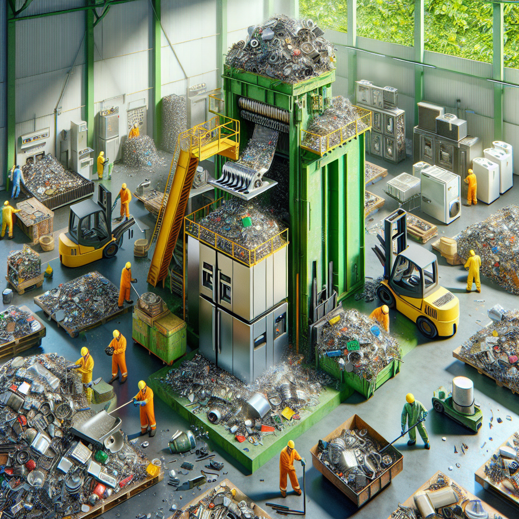 O que acontece com os metais das geladeiras recicladas?