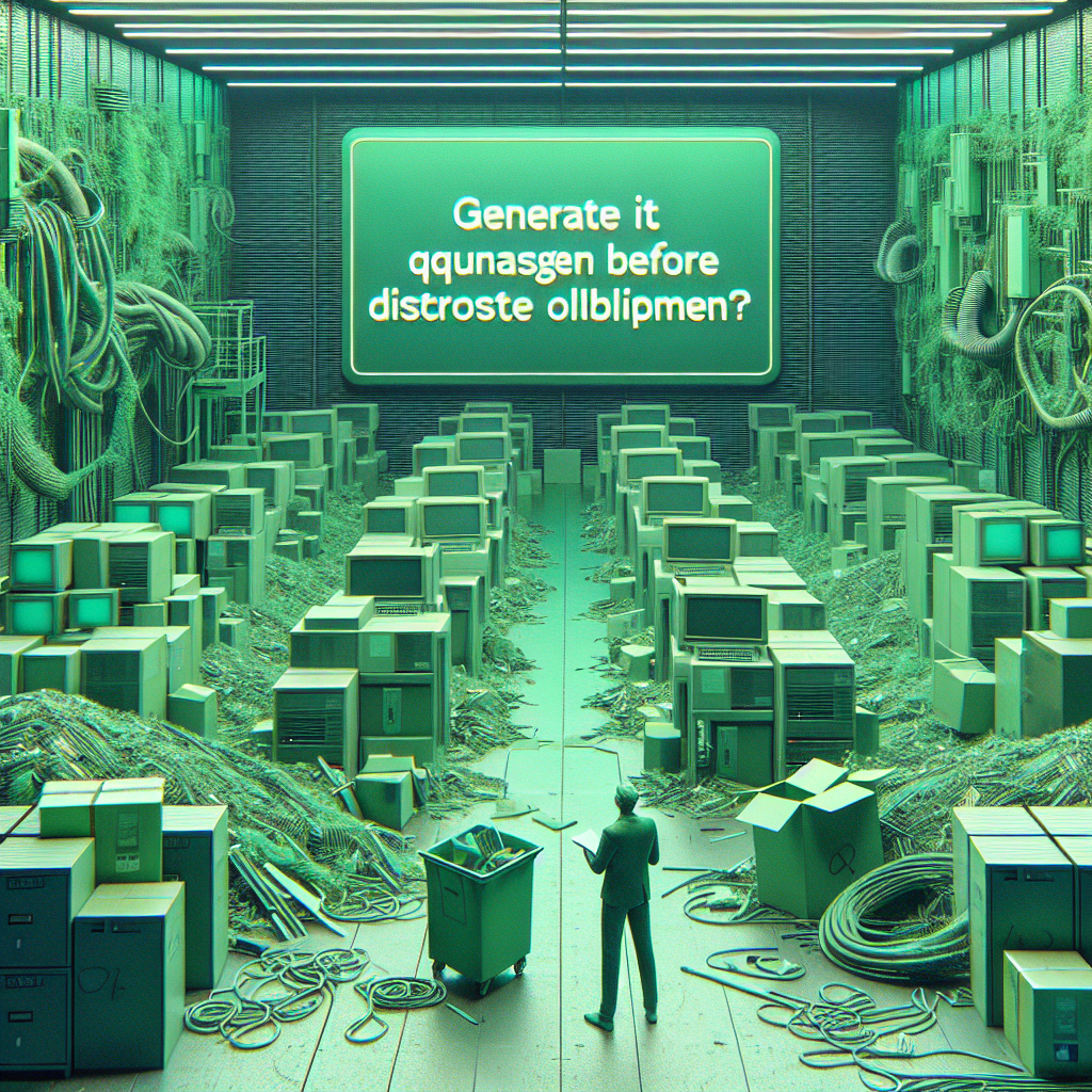 O que pergunto ao meu gestor de TI antes de fazer o descarte de equipamentos obsoletos