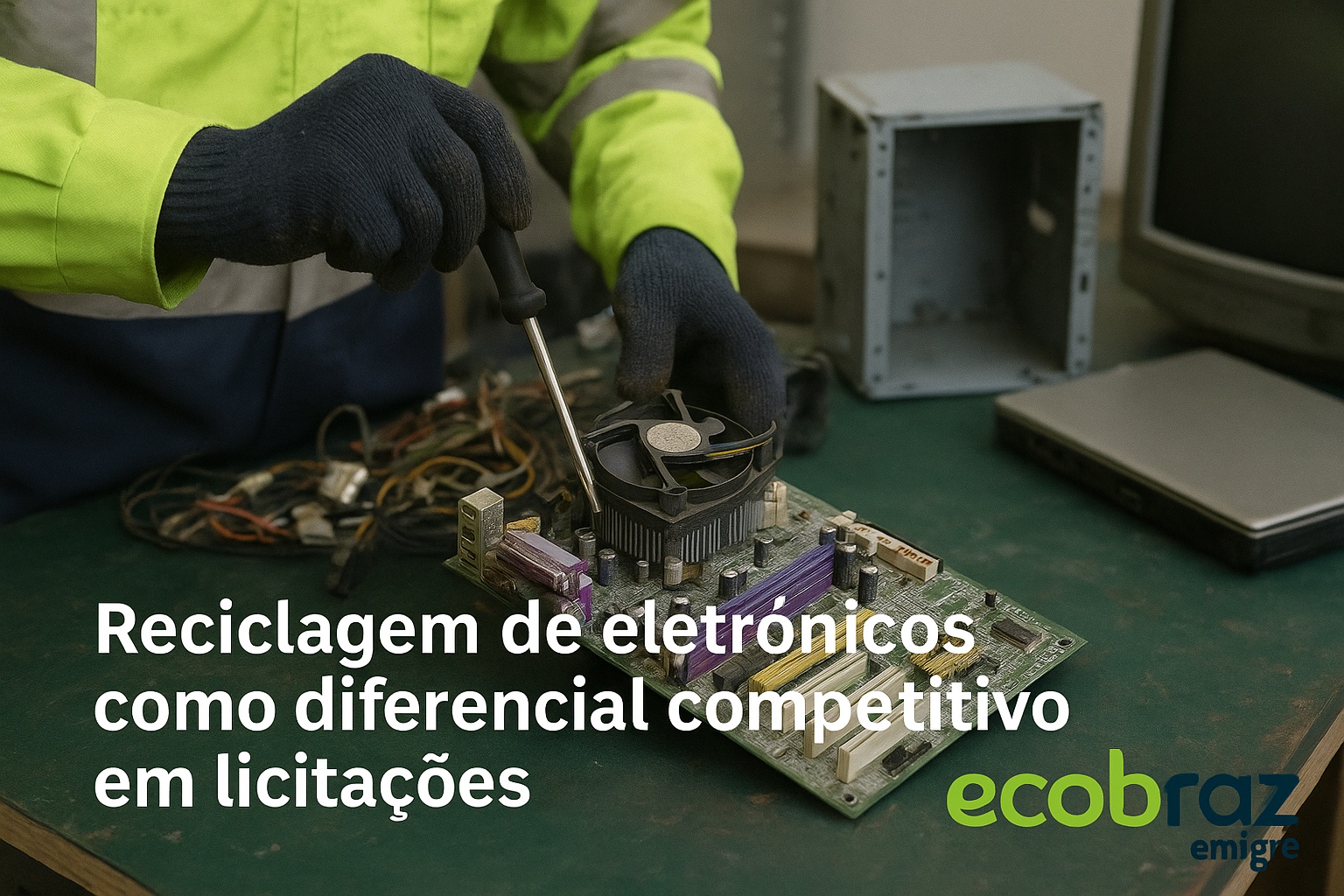 Reciclagem de eletrônicos como diferencial competitivo em licitações