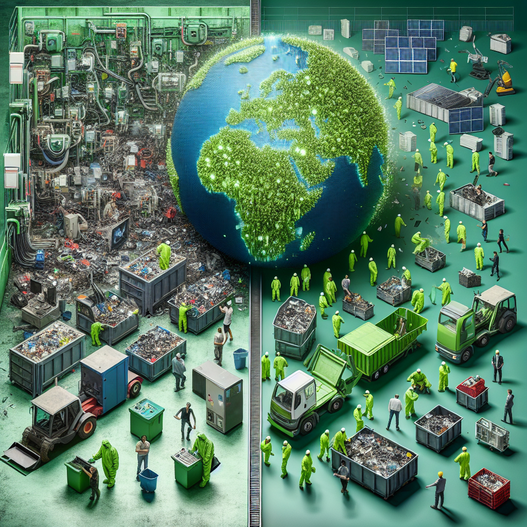 Reciclagem de eletrônicos no Brasil x no mundo: lições de benchmarking internacional