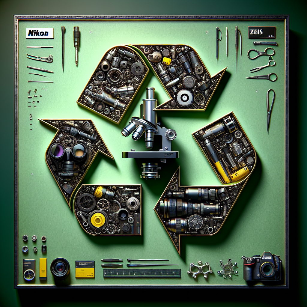 Reciclagem de Microscópios Nikon, Zeiss e Leica
