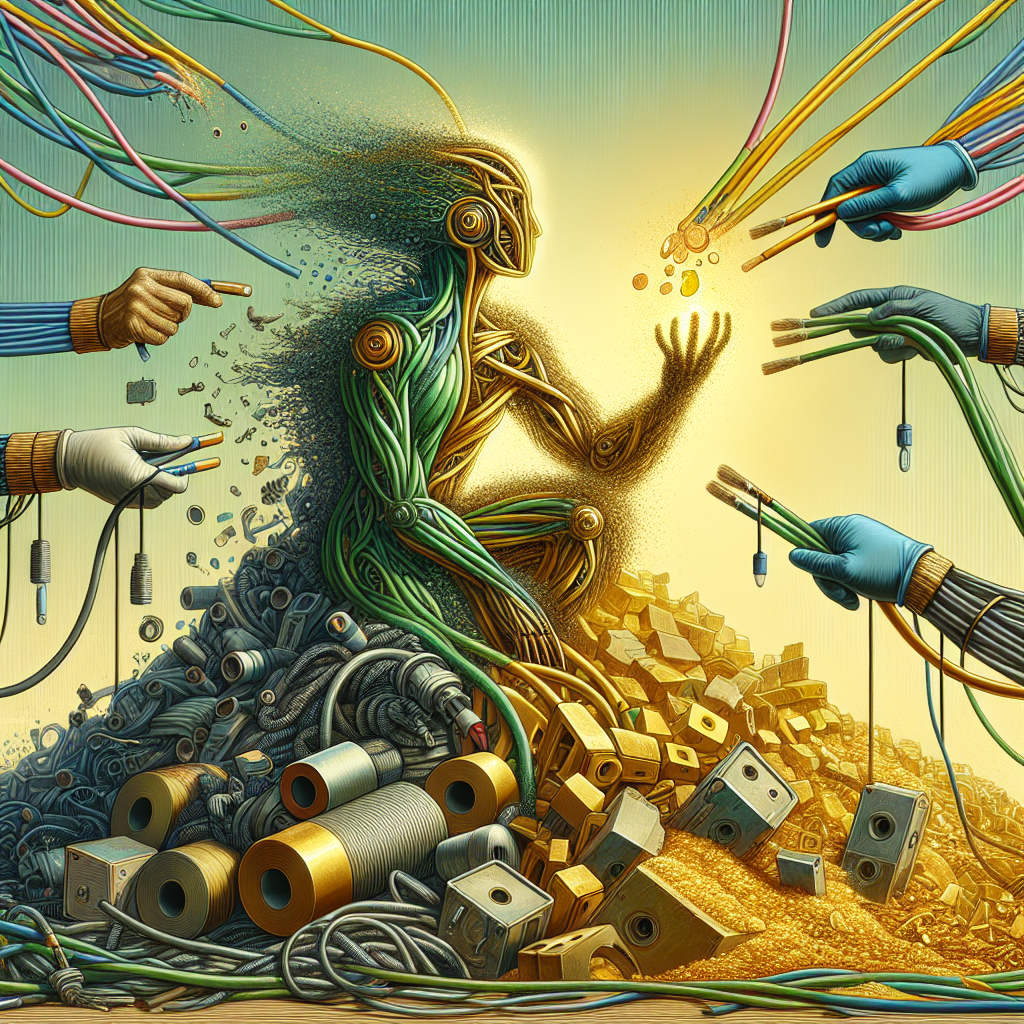 Transforme fios e cabos elétricos em matéria-prima com alto valor de mercado