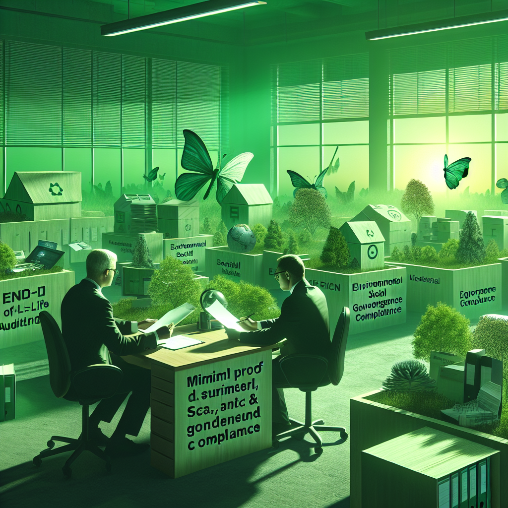 Auditoría de fin de vida: pruebas mínimas para no reprobar en ESG y cumplimiento
