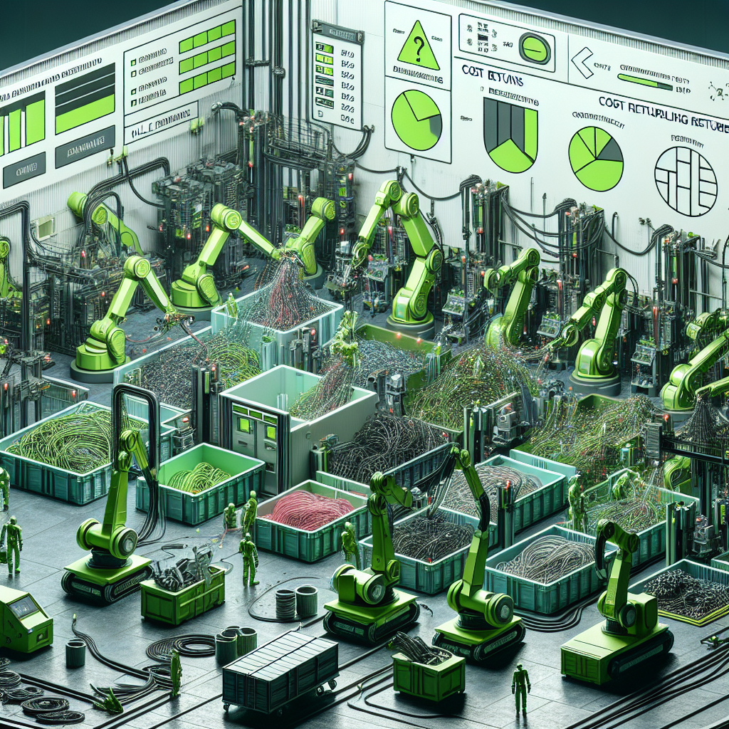 Automatización robótica en el desmontaje de hilos y cables eléctricos para su reciclado: costes, rendimientos y viabilidad