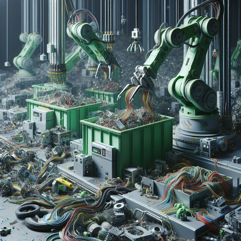 Roboter-Automatisierung bei der Zerlegung von elektrischen Kabeln und Leitungen für das Recycling: Kosten, Erträge und Machbarkeit