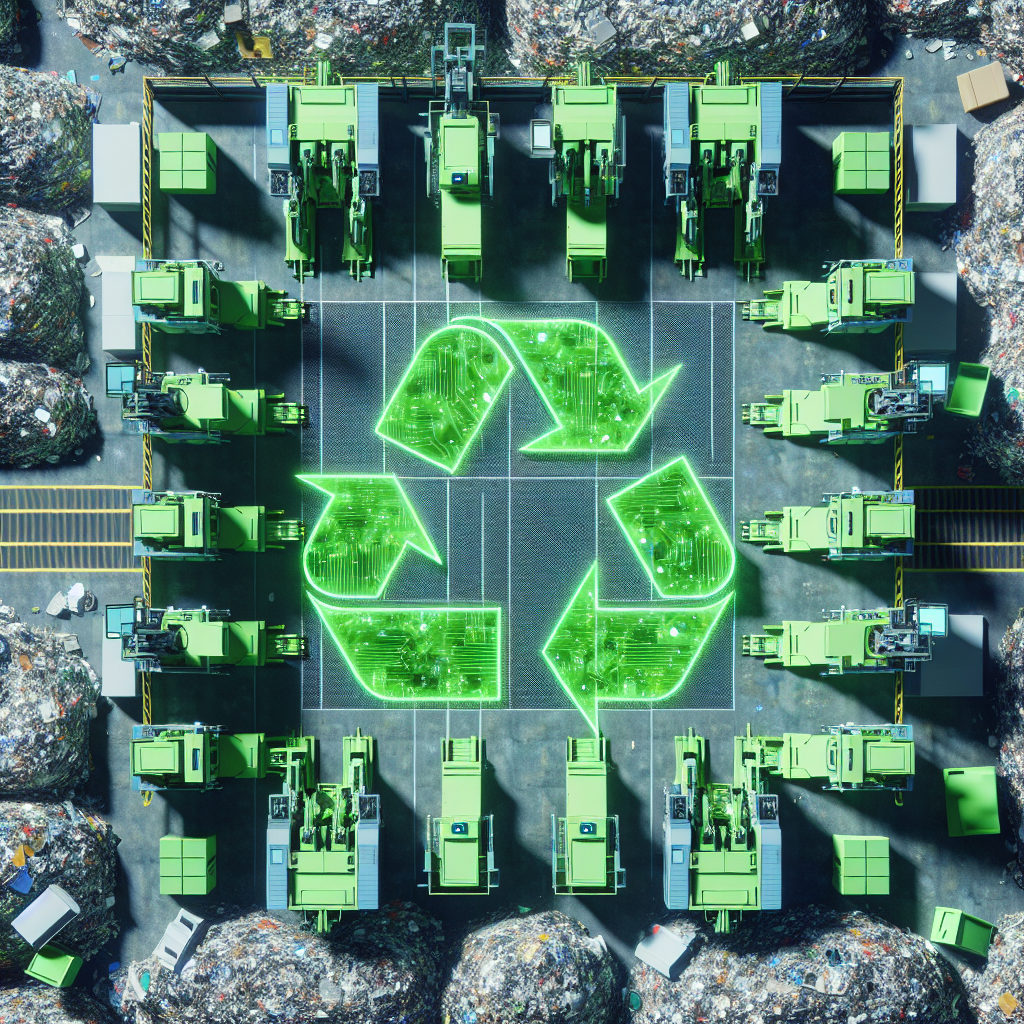 Automatización ecológica: la IA en el centro de las plantas de reciclaje de productos electrónicos