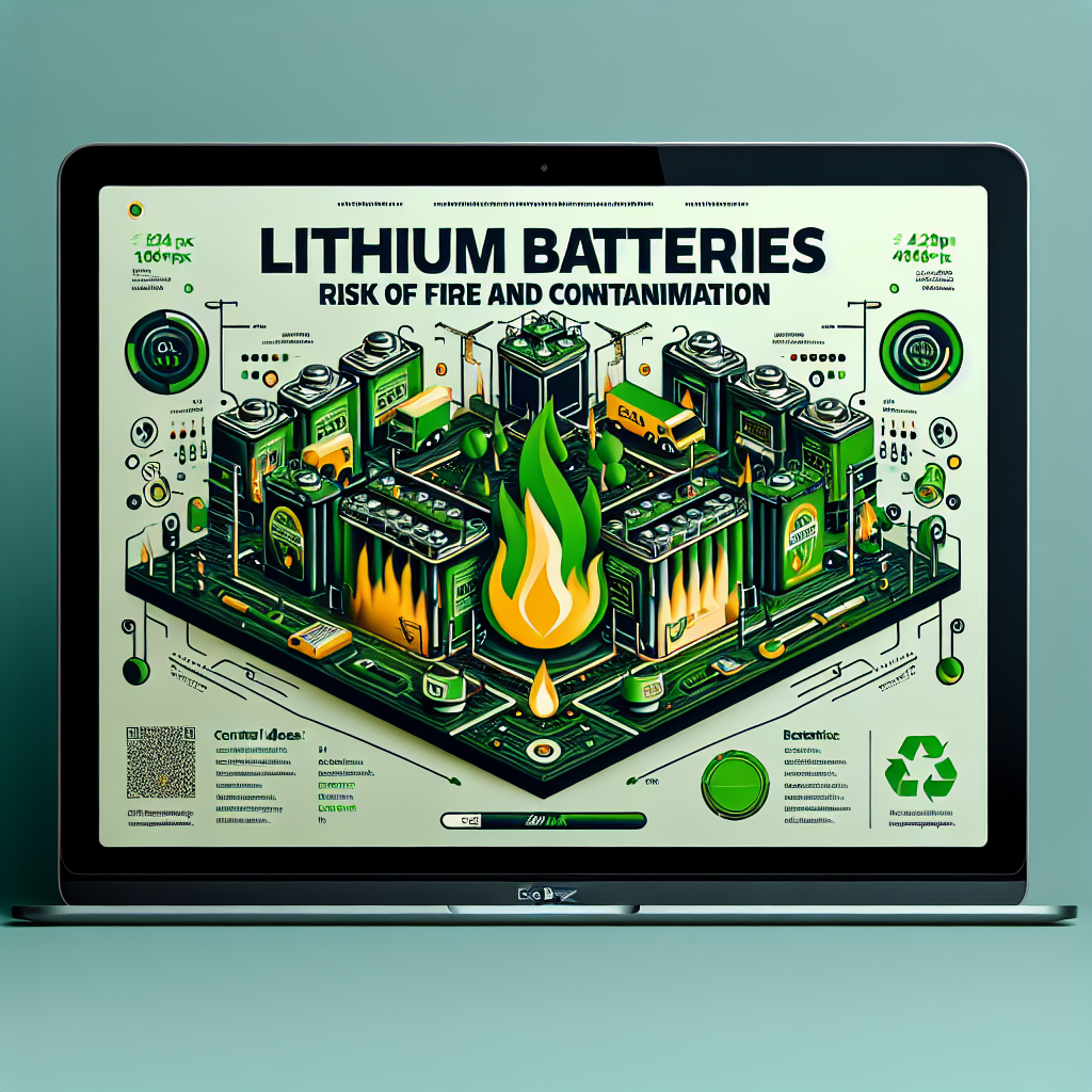 Piles au lithium : risque d'incendie et de contamination - Ecobraz a la bonne solution