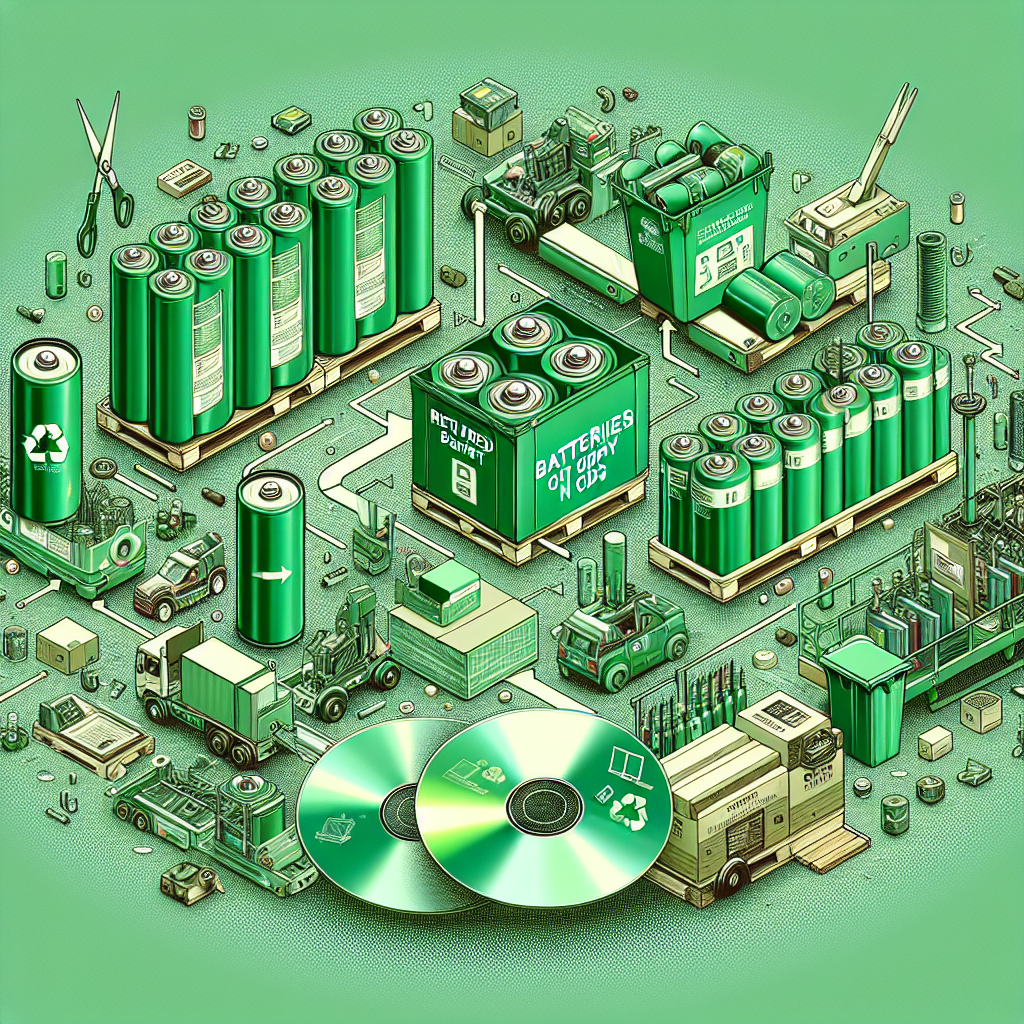 Zurückgegebene Batterien in CDs: Wie können sie gefahrlos gelagert, transportiert und entsorgt werden?