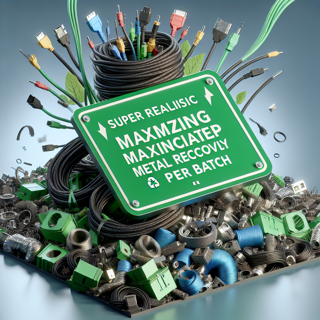 Kabel und Zubehör: Wie lässt sich die Metallgewinnung pro Charge maximieren?