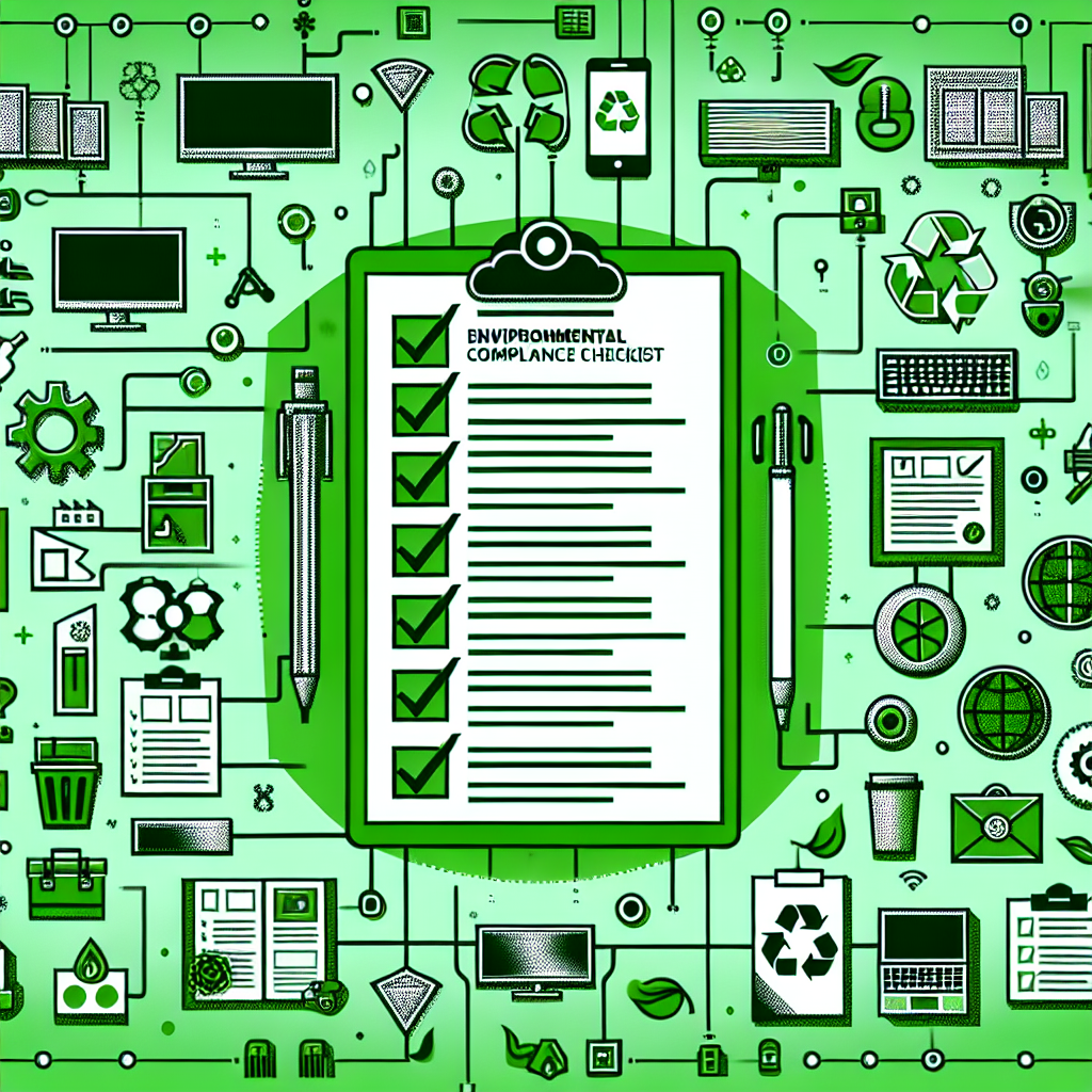 Lista de comprobación del cumplimiento de la normativa medioambiental para fabricantes de equipos electrónicos