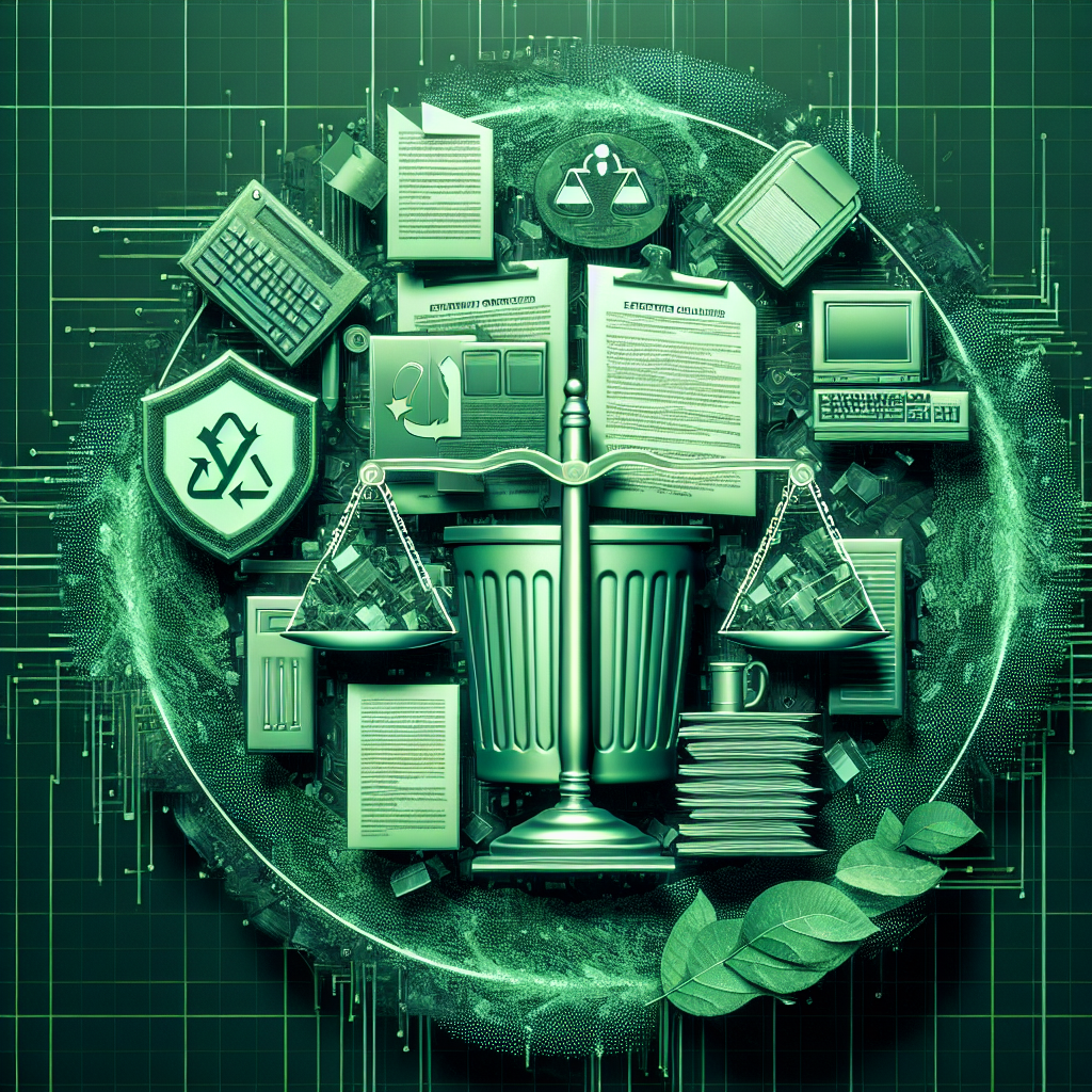 Lista de verificación legal para contratos de eliminación de residuos electrónicos: cláusulas que protegen su empresa