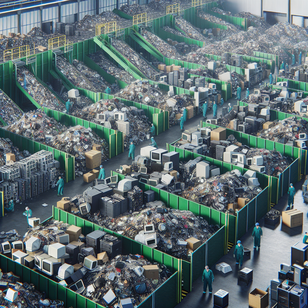 Sammlung elektronischer Abfälle für Unternehmen (national): SLA, Volumina und Kosten