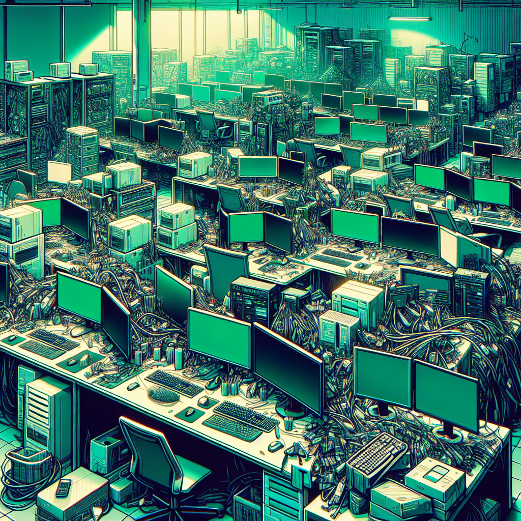 Recolección de monitores y periféricos en TI corporativa São Paulo