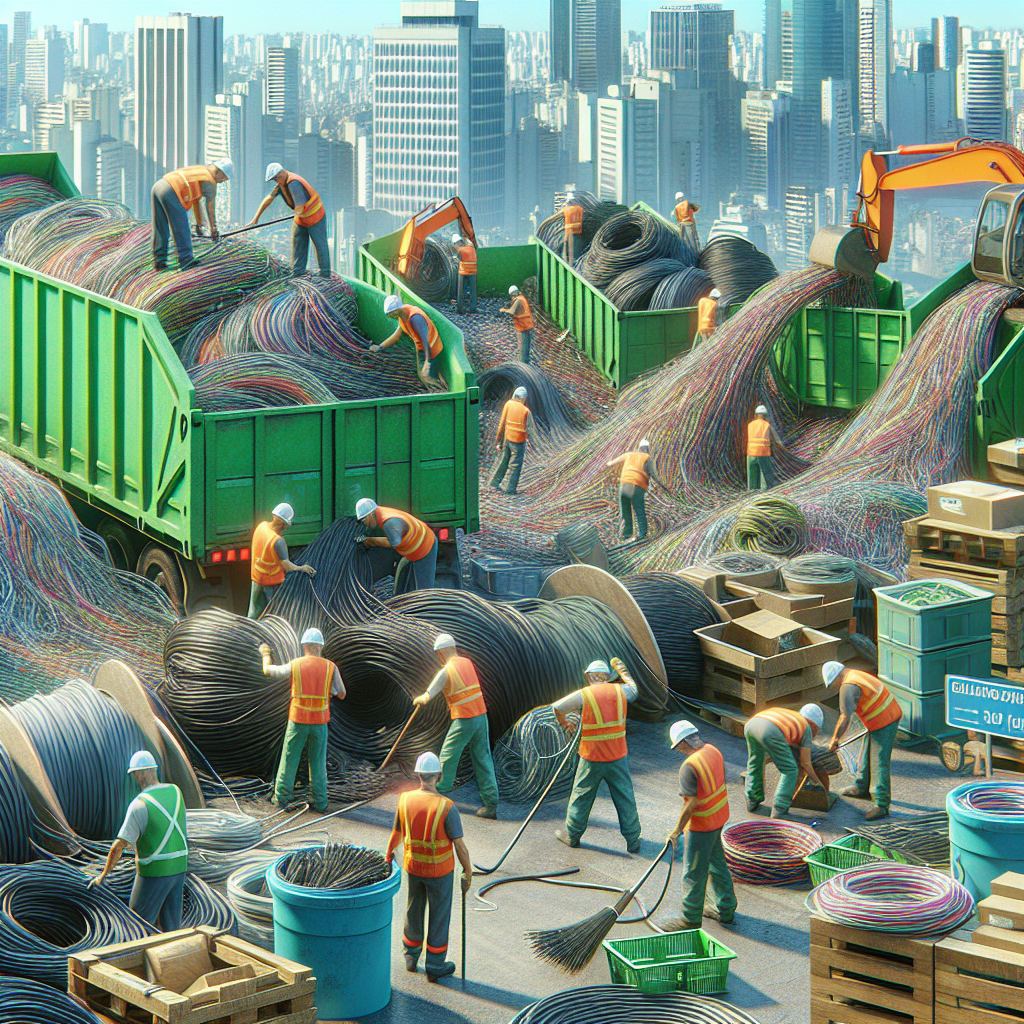 Recolección y reciclaje de cables y alambres en el Gran São Paulo