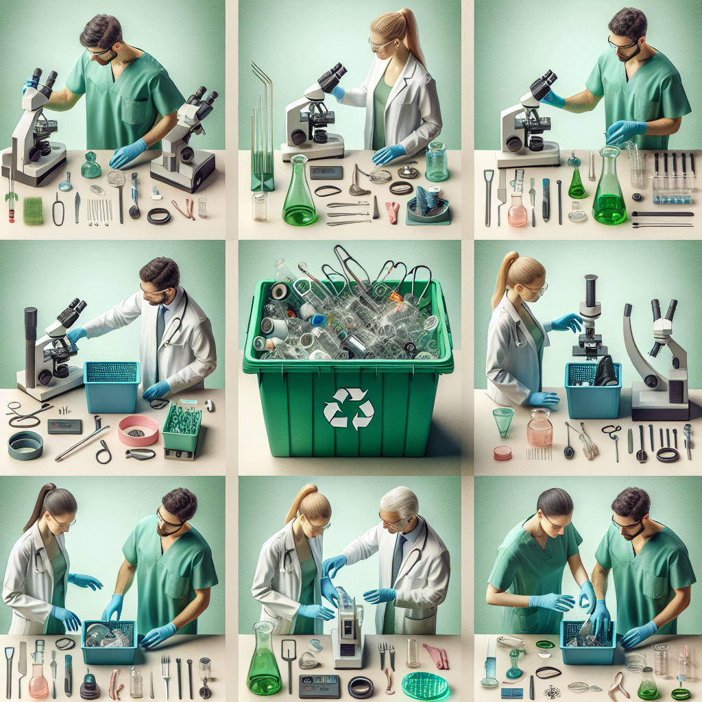 Recogida sostenible de material médico y de laboratorio