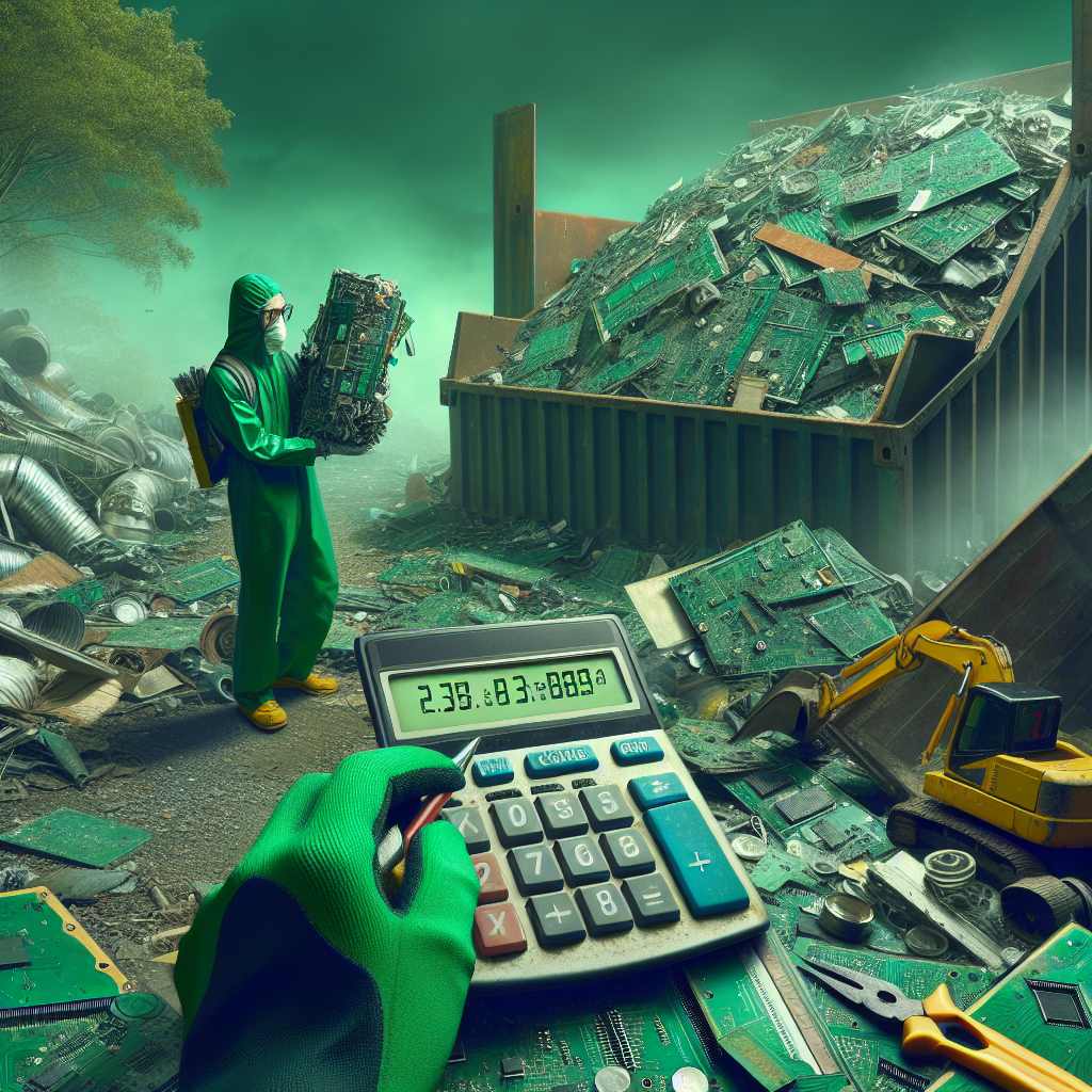 Comment calculer la valeur recouvrable de la tôle mise au rebut ?