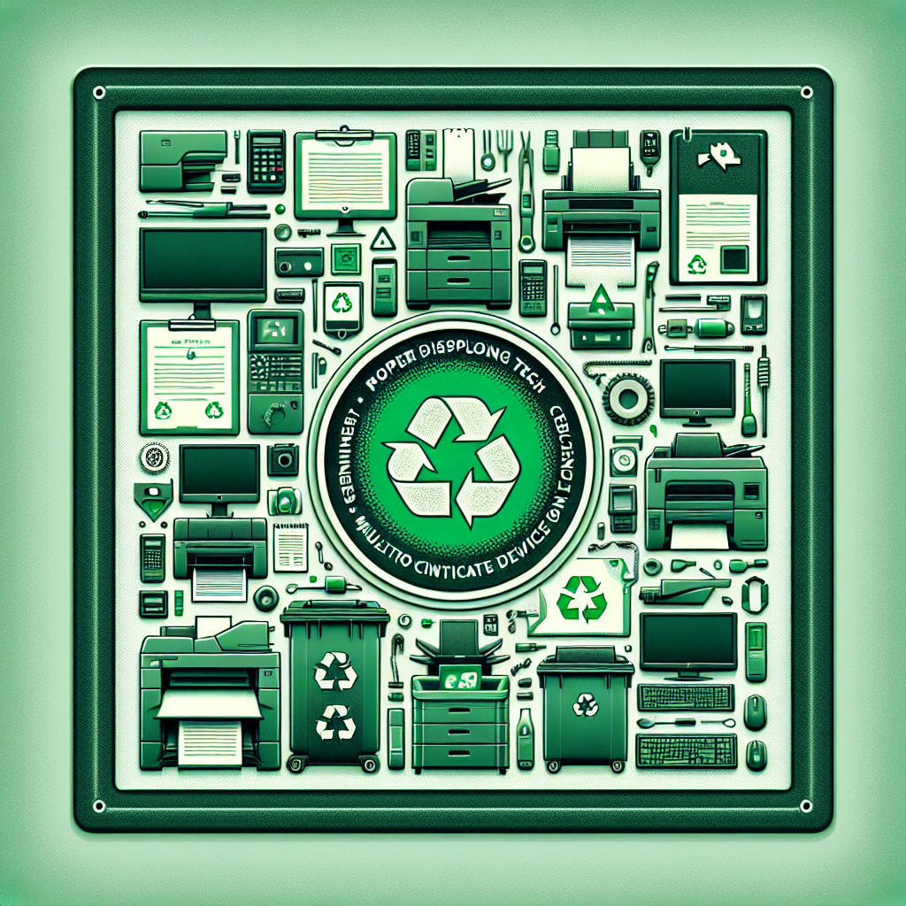 Wie man Drucker und Multifunktionsgeräte Zertifiziert Entsorgt
