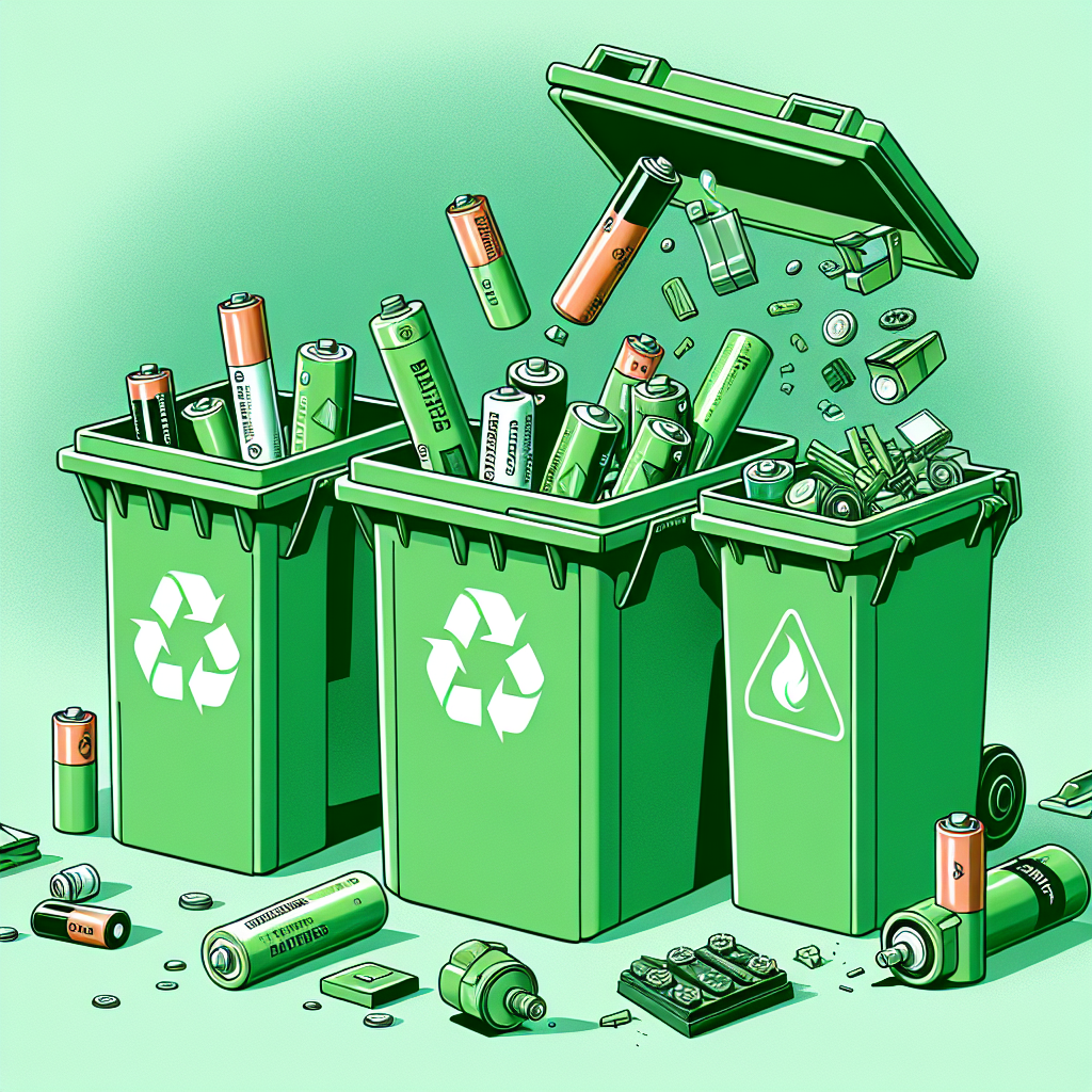 Wie man Batterien richtig entsorgt.