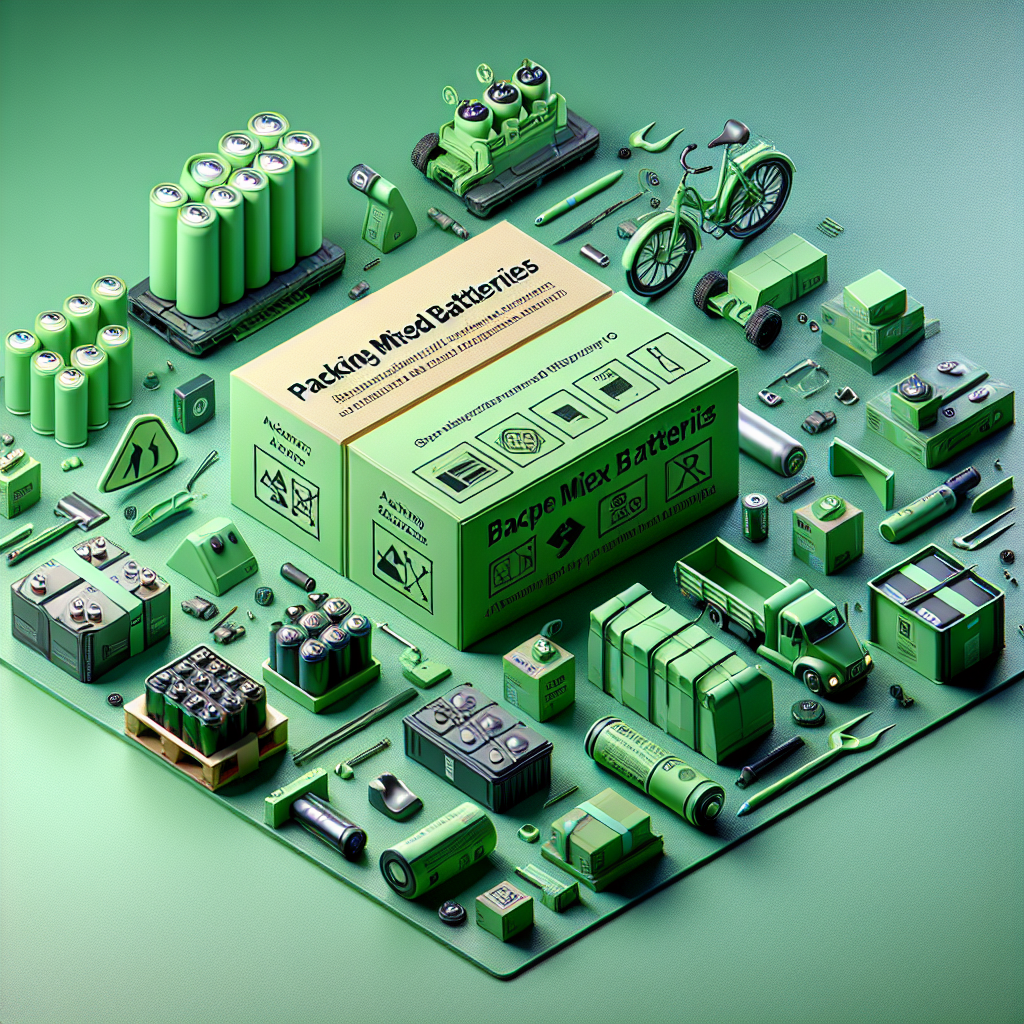 Como embalar baterias mistas para transporte (ADR/ANTT)?