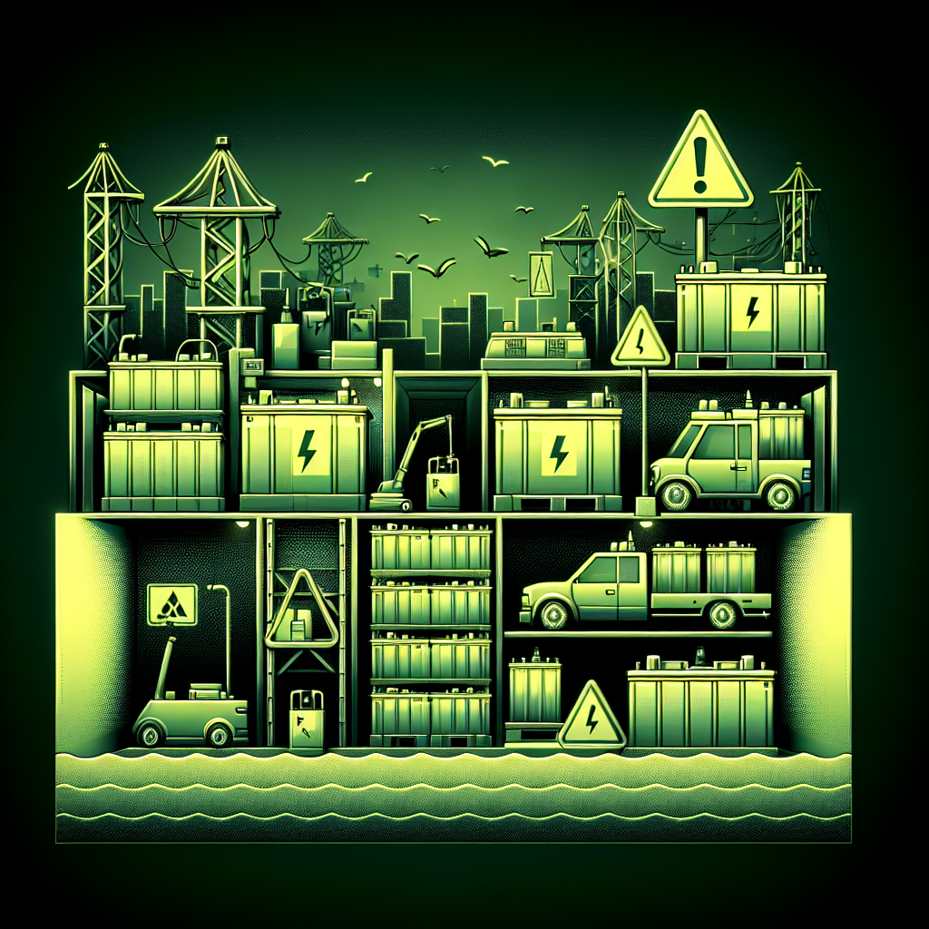 Comment identifier les piles dangereuses et éviter les accidents lors d'un stockage temporaire ?