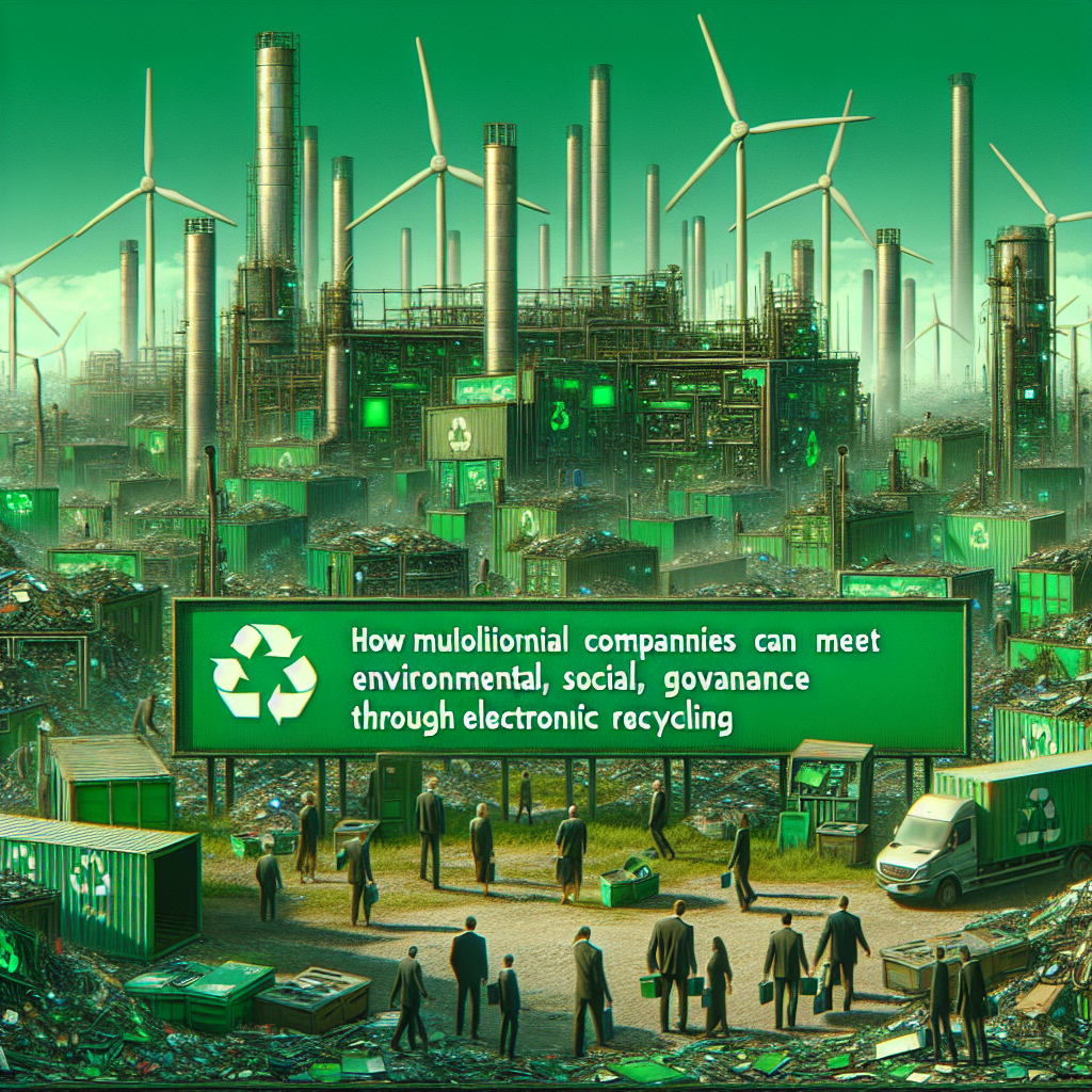 Como multinacionais podem cumprir metas de ESG via reciclagem de eletrônicos com a Ecobraz