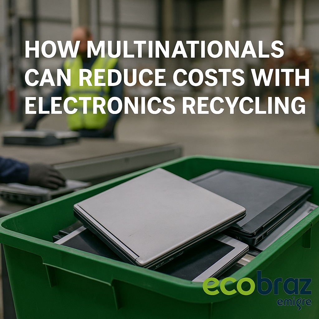 Como multinacionais podem reduzir custos com reciclagem de eletrônicos