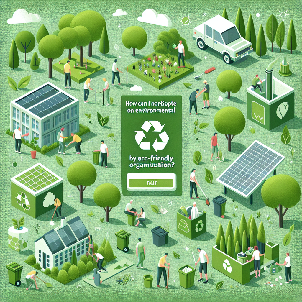 Wie kann ich mich an den Umweltaktionen von Ecobraz beteiligen?