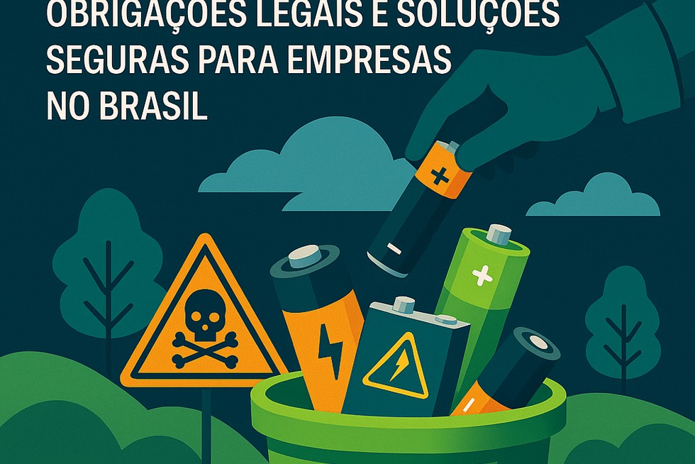 Entsorgung von Batterien: gesetzliche Verpflichtungen und sichere Lösungen für Unternehmen in Brasilien