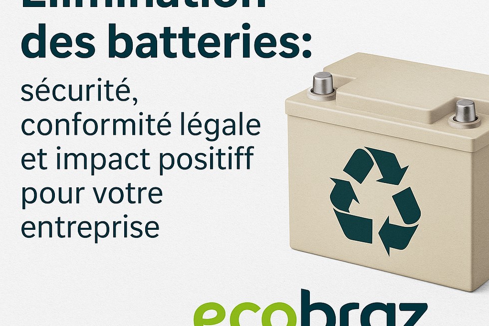 Descarte de baterias: segurança, conformidade legal e impacto positivo para sua empresa