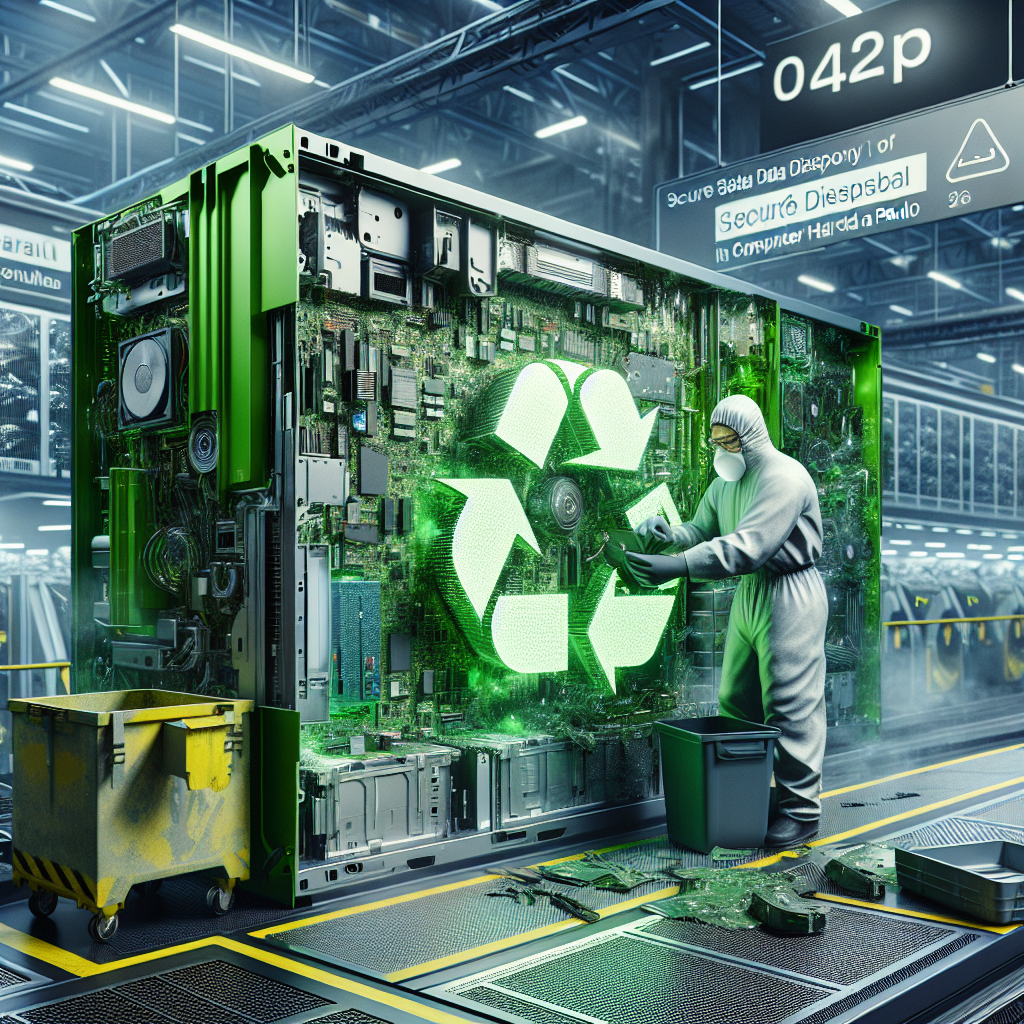 Recyclage d'ordinateurs avec sécurité des données à São Paulo