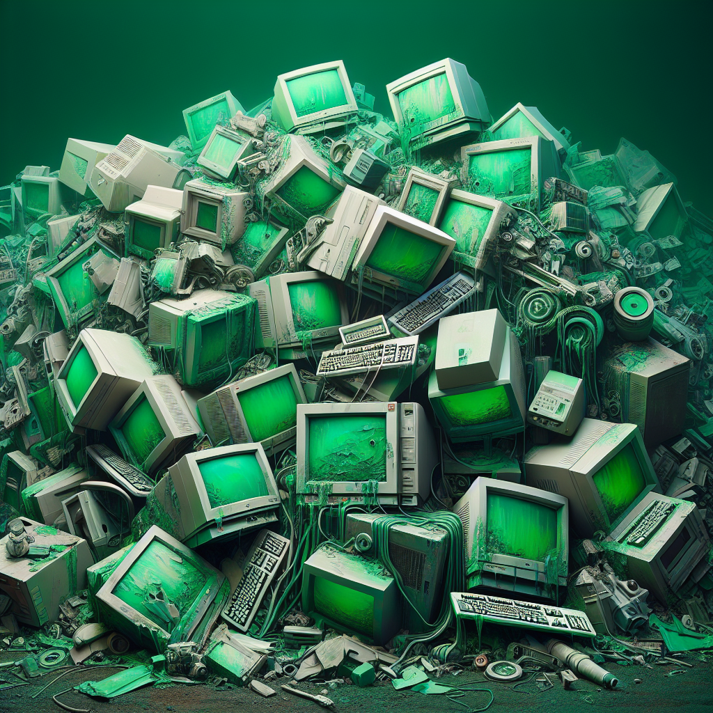 Descarte de monitores y periféricos dañados en SP