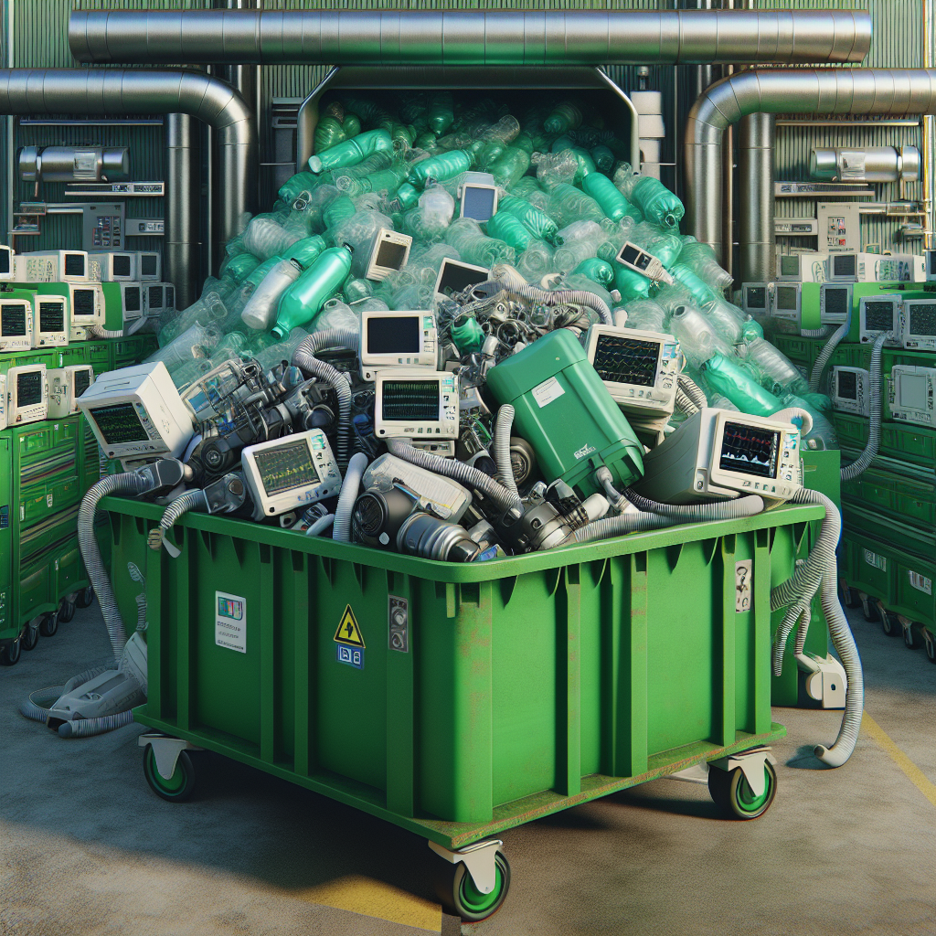 Eliminación de monitores, respiradores y equipos de UCI